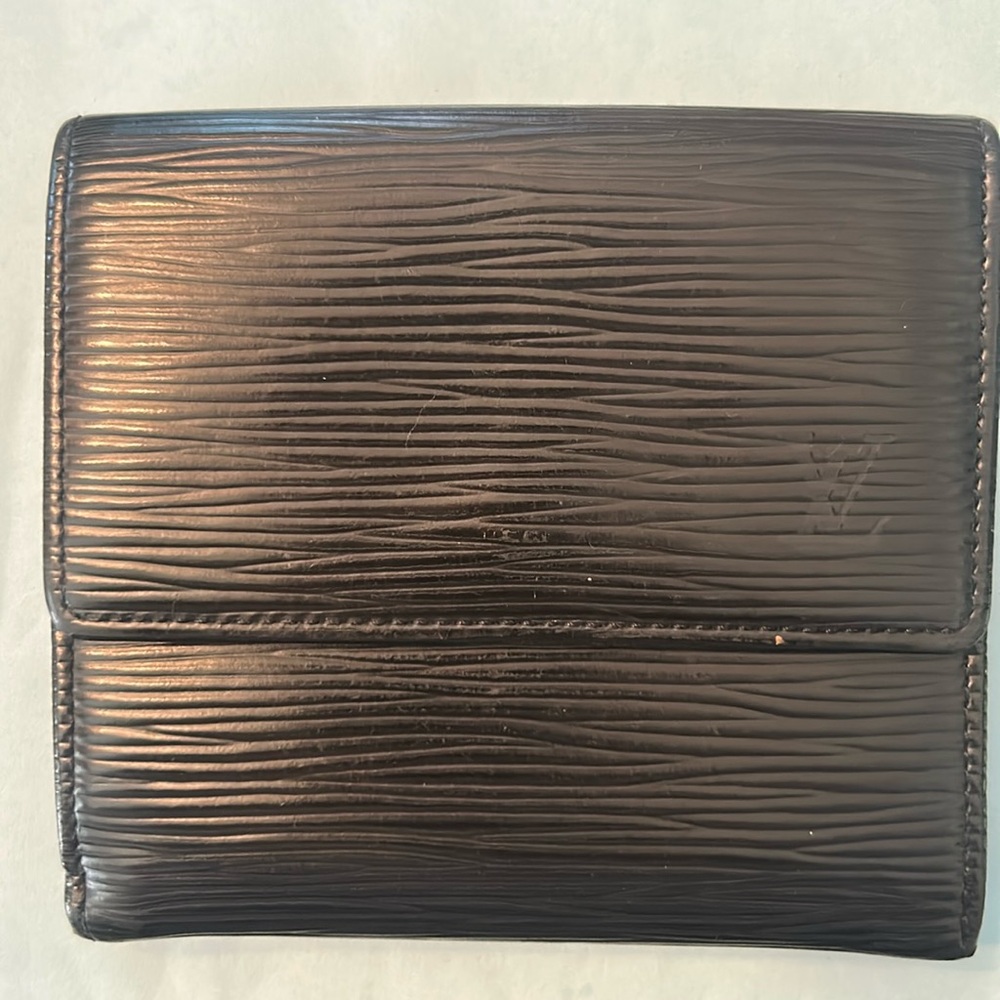 Louis Vuitton Epi Fold Wallet Leather